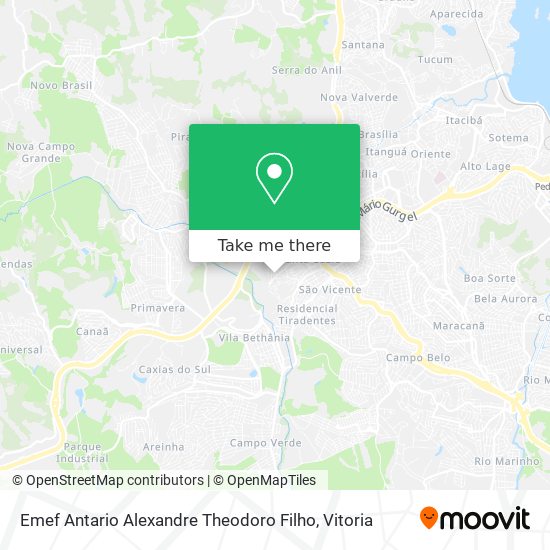 Emef Antario Alexandre Theodoro Filho map