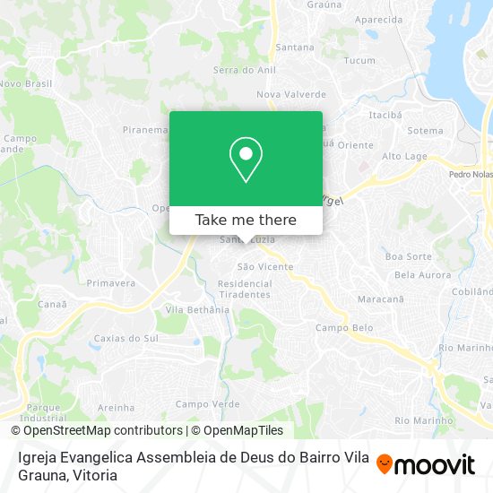 Igreja Evangelica Assembleia de Deus do Bairro Vila Grauna map