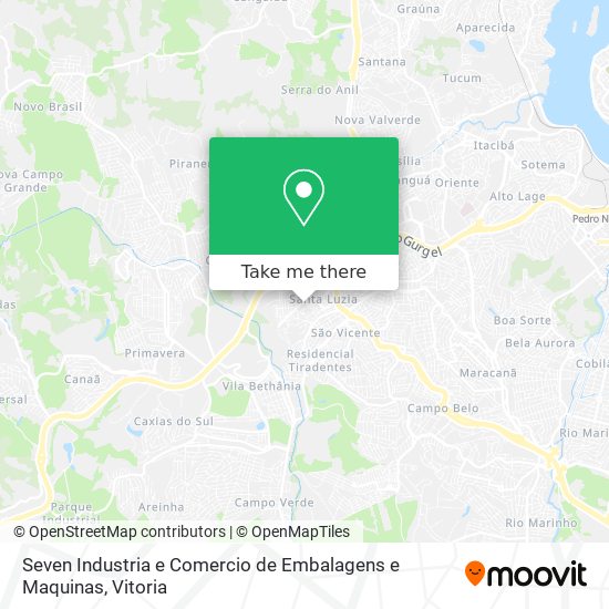 Seven Industria e Comercio de Embalagens e Maquinas map