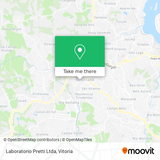 Laboratorio Pretti Ltda map