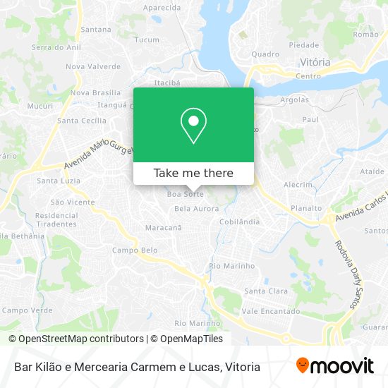 Bar Kilão e Mercearia Carmem e Lucas map