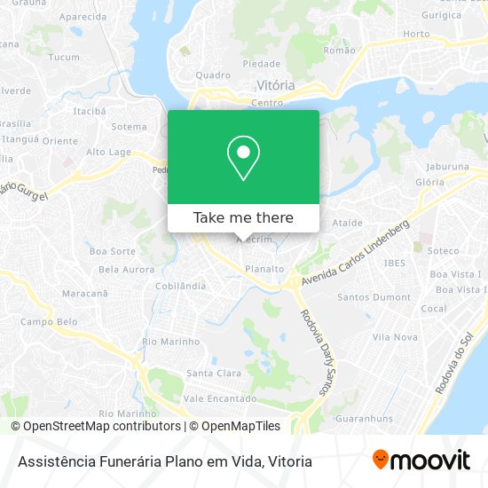 Mapa Assistência Funerária Plano em Vida