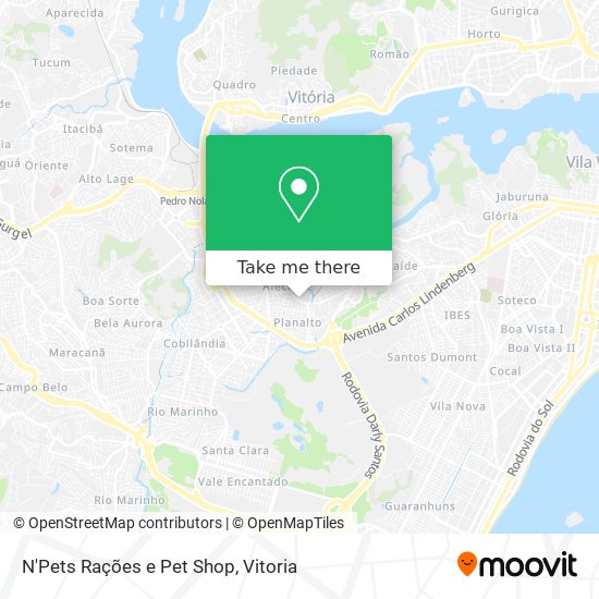 N'Pets Rações e Pet Shop map