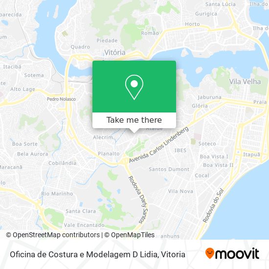 Oficina de Costura e Modelagem D Lidia map