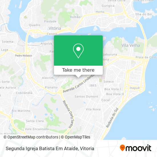 Segunda Igreja Batista Em Ataíde map