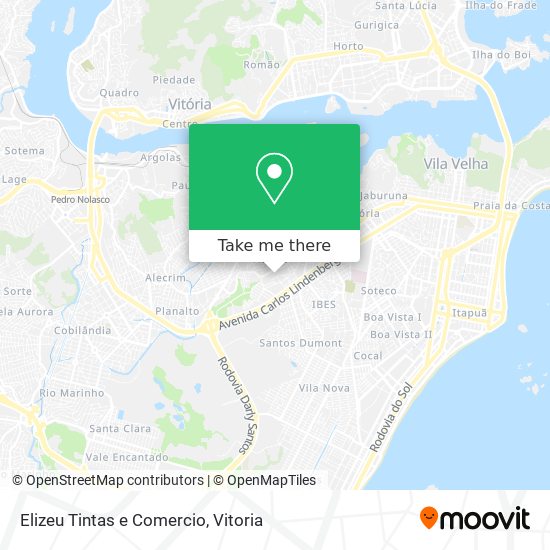 Elizeu Tintas e Comercio map