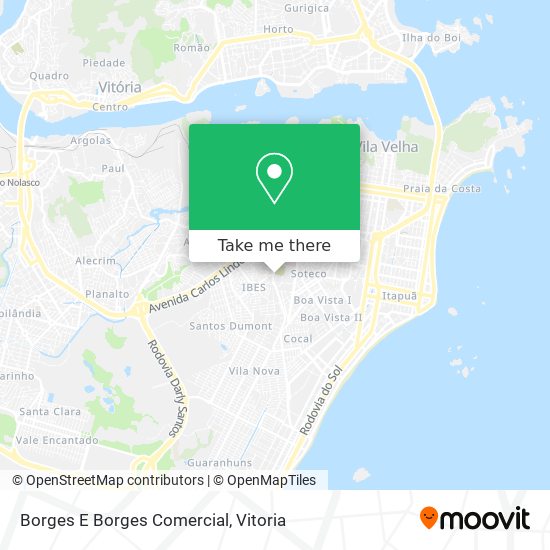 Borges E Borges Comercial map