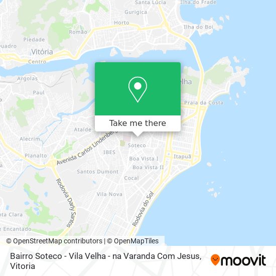 Mapa Bairro Soteco - Vila Velha - na Varanda Com Jesus