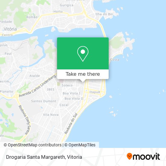 Drogaria Santa Margareth map