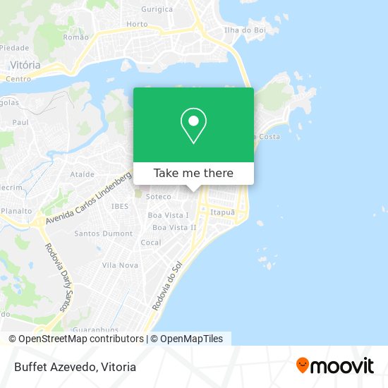 Mapa Buffet Azevedo