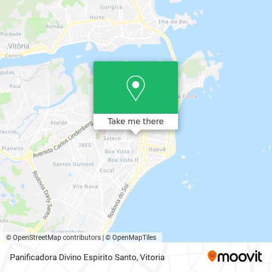 Panificadora Divino Espirito Santo map