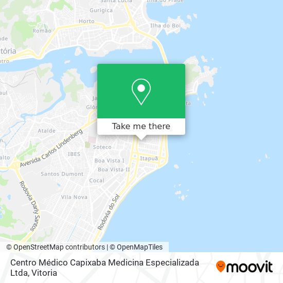 Centro Médico Capixaba Medicina Especializada Ltda map