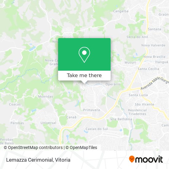 Lemazza Cerimonial map