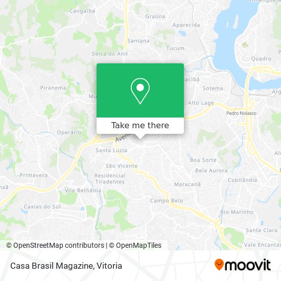 Casa Brasil Magazine map