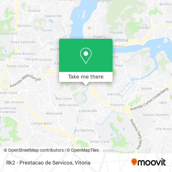 Rk2 - Prestacao de Servicos map
