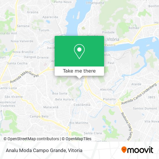 Analu Moda Campo Grande map