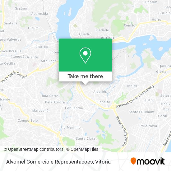 Alvomel Comercio e Representacoes map