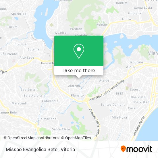 Missao Evangelica Betel map