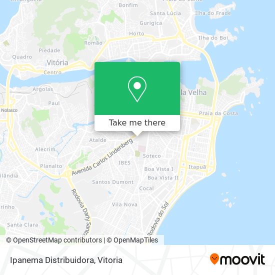 Ipanema Distribuidora map