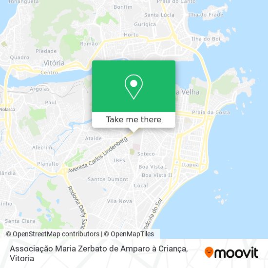 Associação Maria Zerbato de Amparo à Criança map