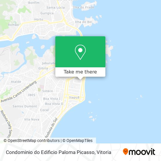 Condominio do Edificio Paloma Picasso map