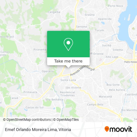 Emef Orlando Moreira Lima map
