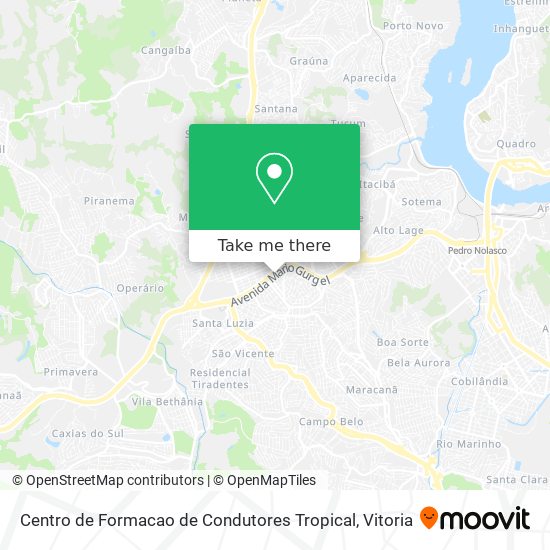 Centro de Formacao de Condutores Tropical map