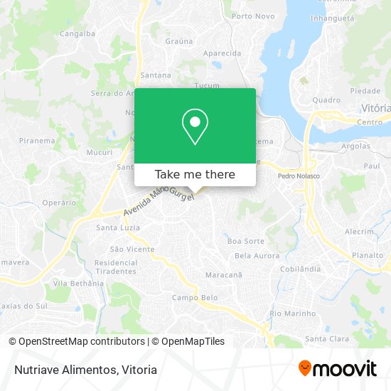 Nutriave Alimentos map