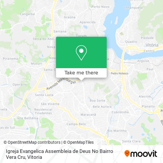 Igreja Evangelica Assembleia de Deus No Bairro Vera Cru map