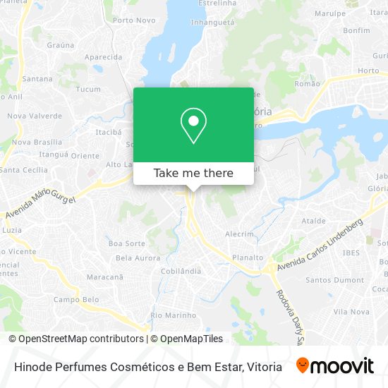 Hinode Perfumes Cosméticos e Bem Estar map