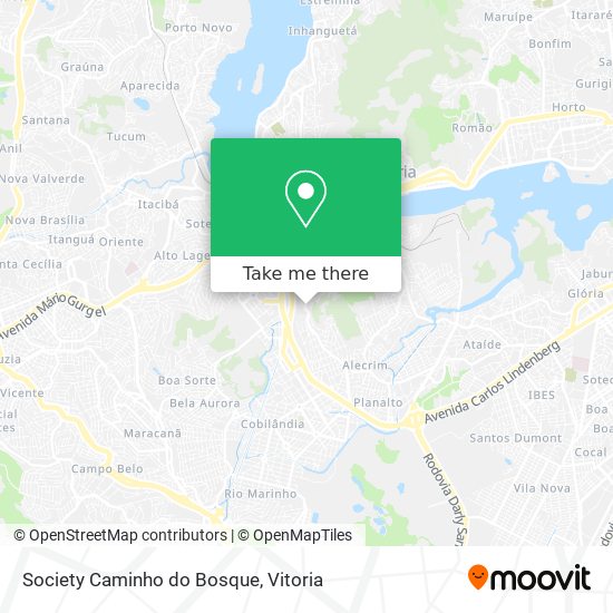Society Caminho do Bosque map