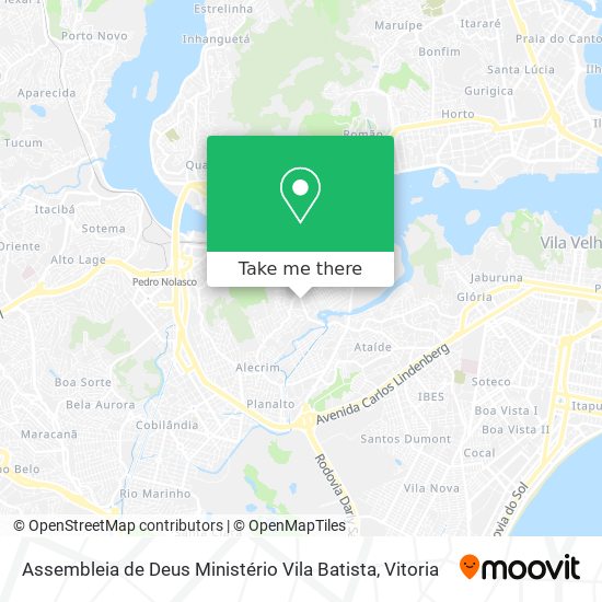 Assembleia de Deus Ministério Vila Batista map
