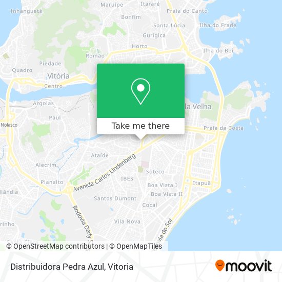 Distribuidora Pedra Azul map