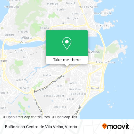Balãozinho Centro de Vila Velha map
