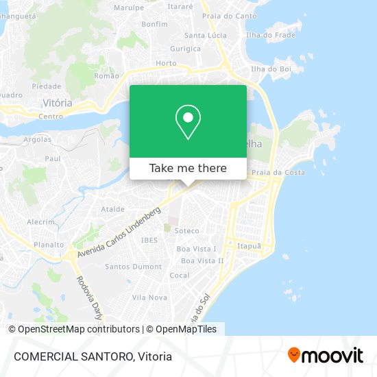 COMERCIAL SANTORO map