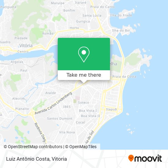 Luiz Antônio Costa map