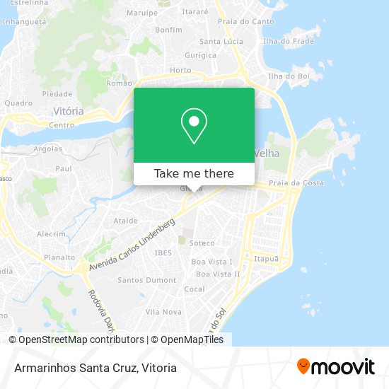 Armarinhos Santa Cruz map