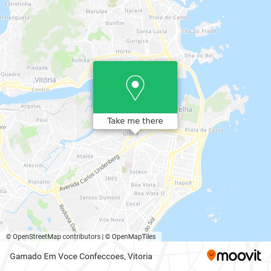 Gamado Em Voce Confeccoes map