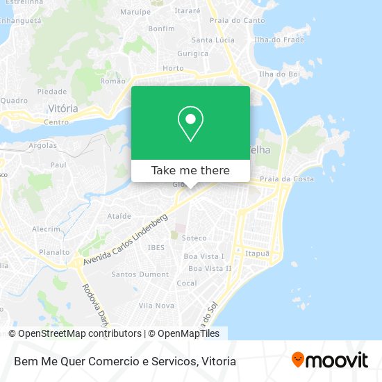 Bem Me Quer Comercio e Servicos map