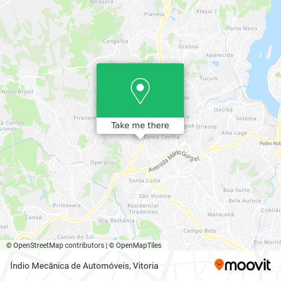 Índio Mecânica de Automóveis map