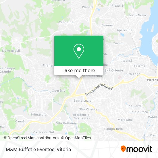 M&M Buffet e Eventos map