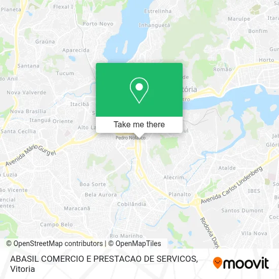 ABASIL COMERCIO E PRESTACAO DE SERVICOS map