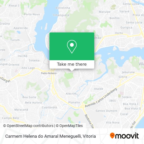 Carmem Helena do Amaral Meneguelli map
