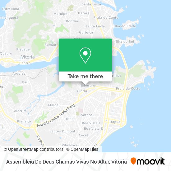 Assembleia De Deus Chamas Vivas No Altar map