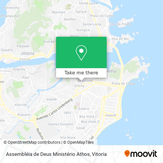 Assembléia de Deus Ministério Athos map