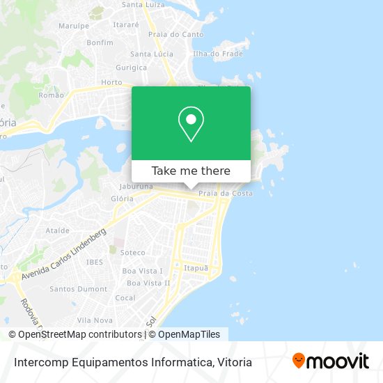 Intercomp Equipamentos Informatica map