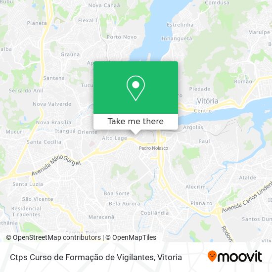 Ctps Curso de Formação de Vigilantes map