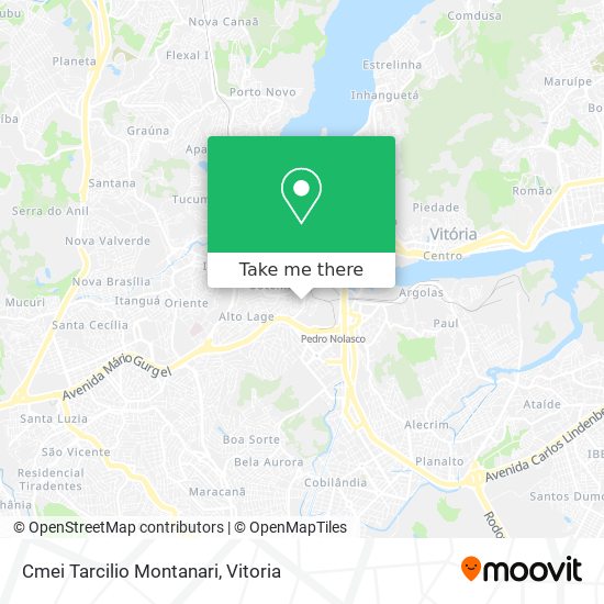 Cmei Tarcilio Montanari map