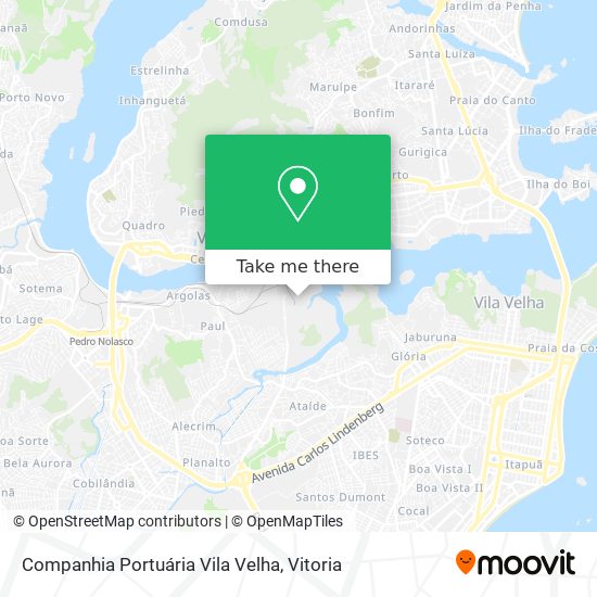 Companhia Portuária Vila Velha map