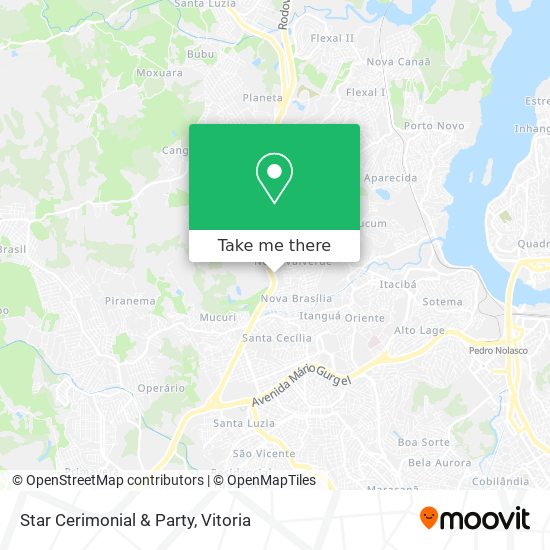 Star Cerimonial & Party map
